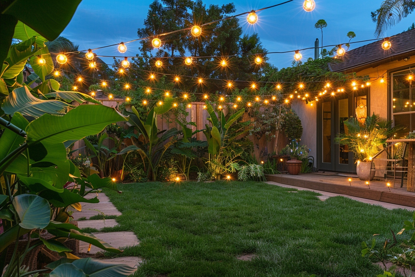 Comment illuminer votre jardin avec des lumières ?
