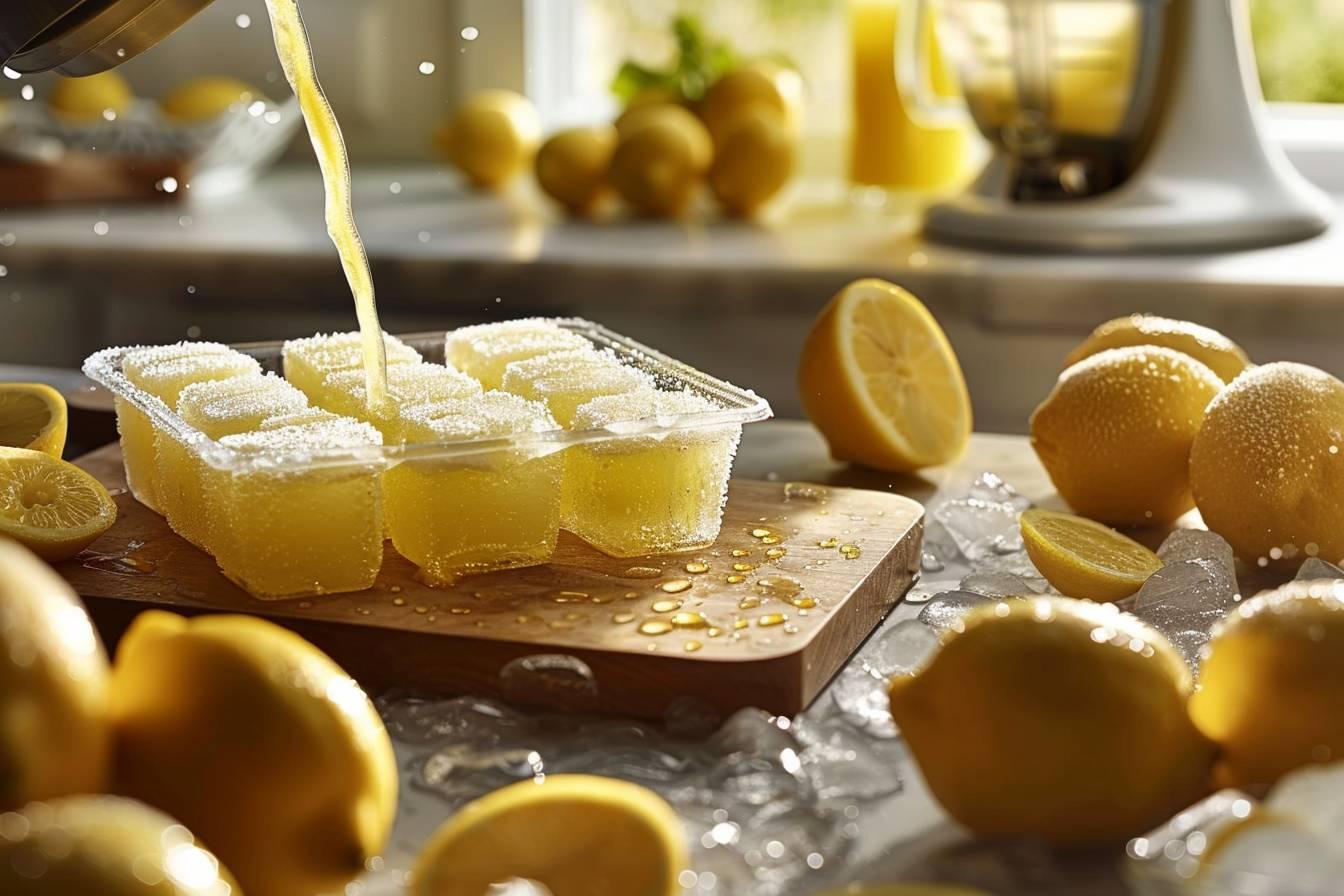 Comment congeler du jus de citron pour en profiter toute l’année