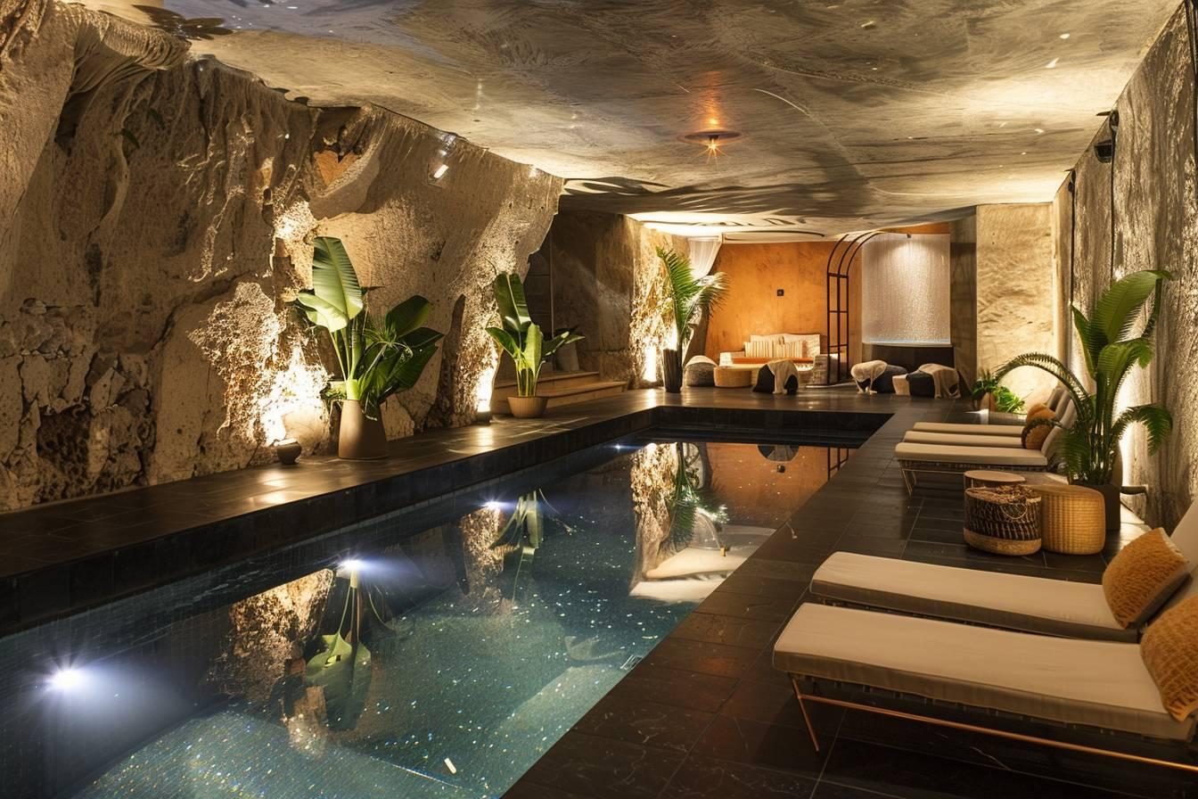 comment aménager un coin détente autour d’une piscine dans une cave ?