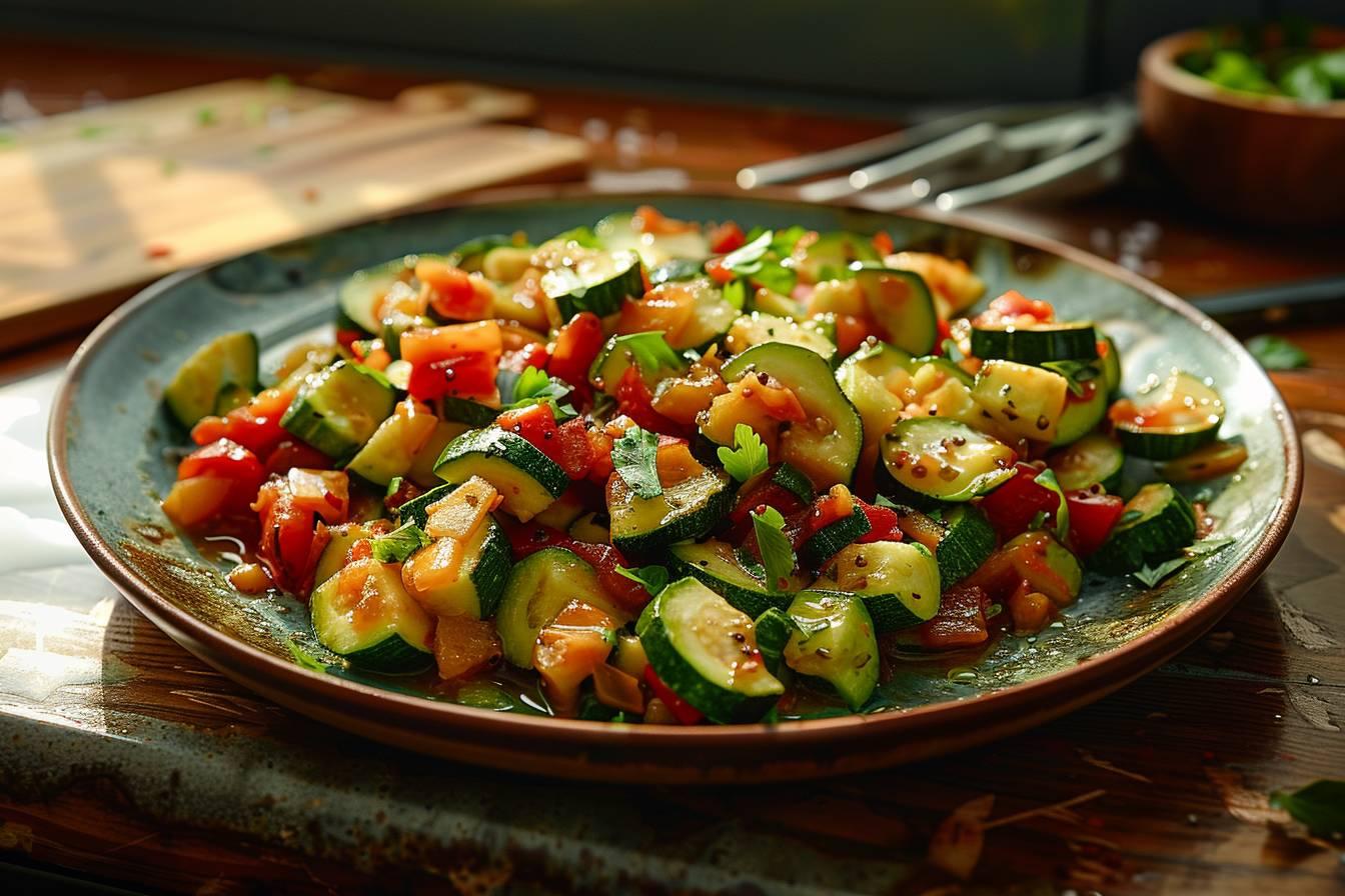 Idées recettes cuisine : courgette en ratatouille